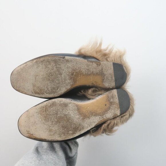 Gucci Princetown Horsebit Fur Mules Flats Size 36 / 6 - Picture 6 of 13